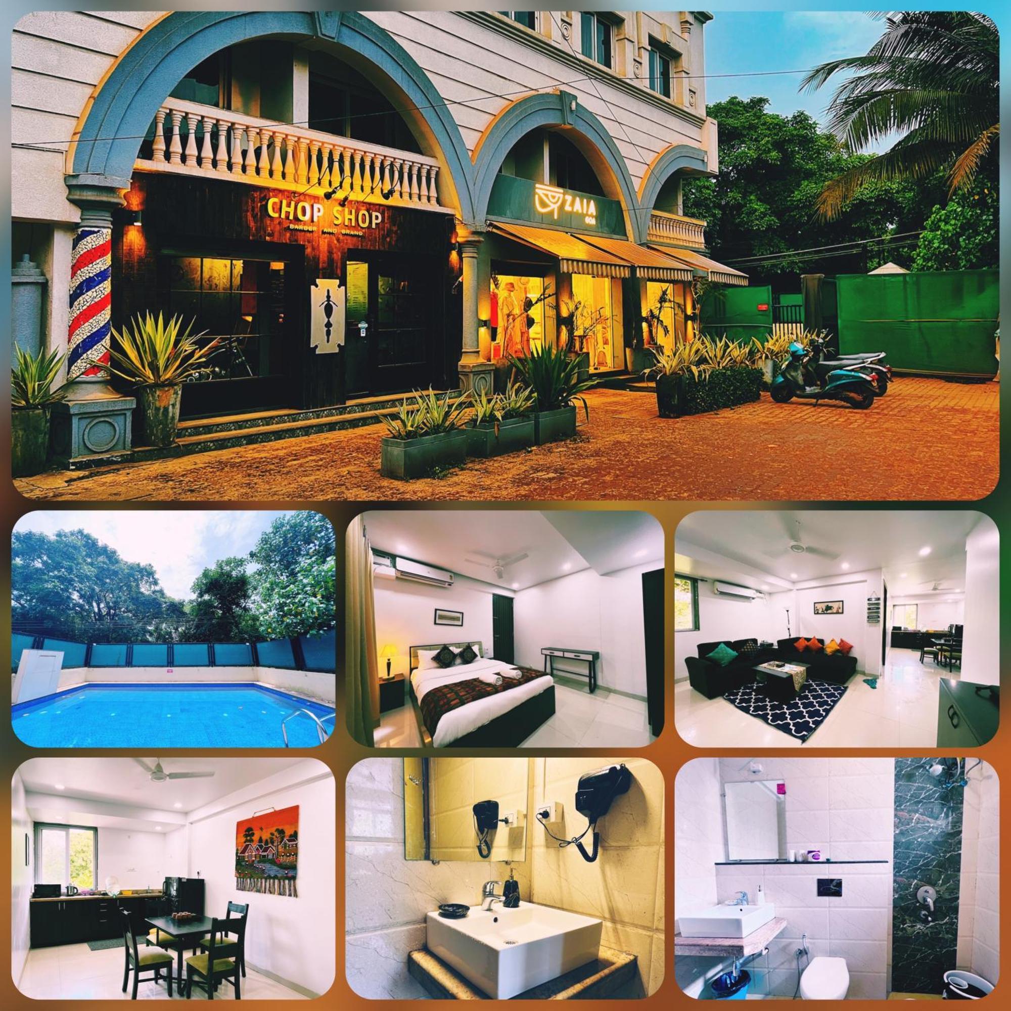 Luxurious Nirvana Apartments Vagator Ngoại thất bức ảnh